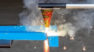 560K views · 15K reactions | Can We Cut Metal Using Anar - Testing Diwali Crackers . . . . disclaimer - do not try this at home school or anywhere all this is done under experts supervision | Mr. Indian Hacker | Facebook
