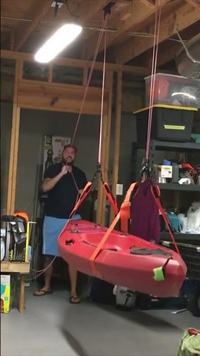 Cheapest DIY kayak storage