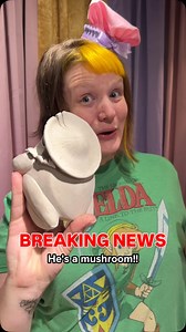 The FIRST special small frog 🤏🏻😭 . We did it!! There are now several small frog molds and we are casting away. I’ve made a few big veggies, but I’m really wanting to work with my new design!! Who should be next, loaded baked potato or pumpkin? #potteryprocess #claysculpting #greenware #frogart #ceramicfrog #castandaltered | Kalliope Yvonne Ceramics