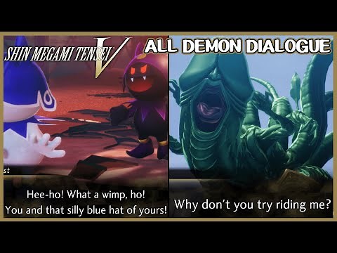 All Demon conversation dialogue - Shin Megami Tensei V