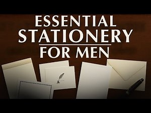 Stationery for Men | 5 Notecards Every Gentleman Should Own