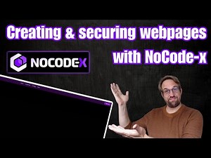 NoCode-X Page Creation & Security: Build Secure Web Apps in Minutes! 🔒