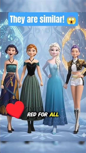 Rumi and Zoey are Similar to Elsa and Anna! 😱🔥 | Kpop demon hunters | Frozen #shorts