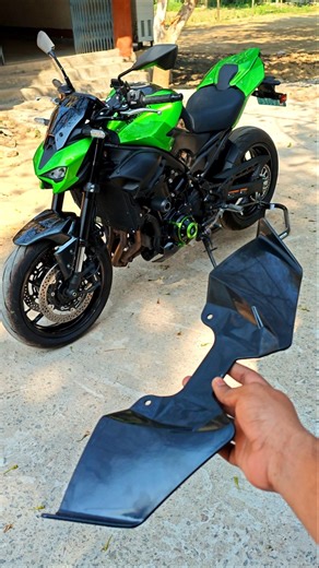 winglet install on kawasaki z900 2026 headlight wings #trending #z900 #winglet #wings #zx10r #vlg
