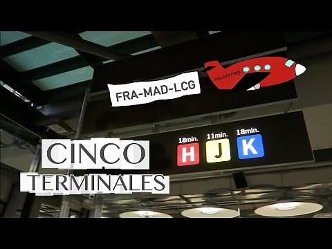 5 Terminales en 1 Día: Aeropuerto Barajas Madrid, Cambio Terminal 4S a T4 (Vídeo 2 de 2)