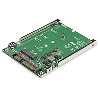 M.2 SATA SSD to 2.5in SATA Adapter, M.2 NGFF to SATA Converter, Open-Frame Bracket, 7mm High, M2 Har