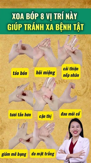 XOA 8 VỊ TRÍ NÀY BỆNH TẬT TRÁNH XA | Bác sĩ Trang