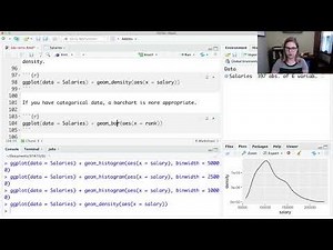 Exploratory Data Analysis and simple modeling in R and RStudio (STAT 320, lab-EDA video 2 of 2)