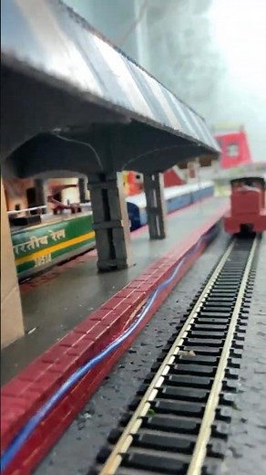 Station View of My Train | HO Scale Train | Indian Train #rajdhani #train #modeltrains #railway