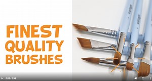 Watch Art Brushes Paint Set, 12 Artist Paint Brushes on Amazon Live