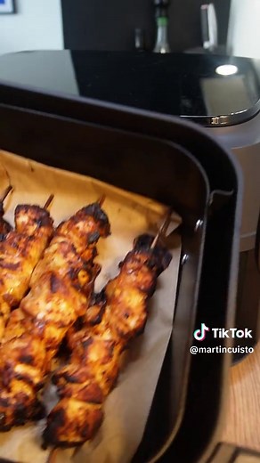 Recette de Brochettes de Poulet à l'AirFryer
