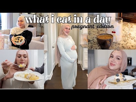 WHAT I EAT IN A DAY WHILE PREGNANT | 25 Weeks, 2nd Trimester + Full Day of Eating