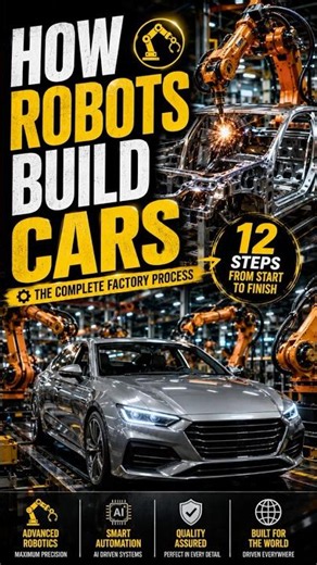 ⚙️ The Future of Car Manufacturing | Robots at Work