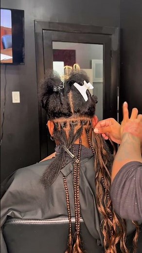 Luxury French Curl Braids | Full-Service Install ✨