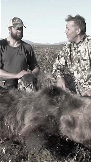 Alaska grizzly bear hunt! #hunting #grizzlybear #bearhunting #alaskahunting #huntingadventure