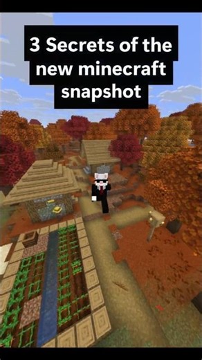 3 SECRET of the new MINECRAFT snapshot #shorts #viralshorts #minecraft #minecraftupdate #review