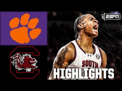 🚨 OT THRILLER 🚨 Clemson Tigers vs. South Carolina Gamecocks | Full Game Highlights | ESPN CBB