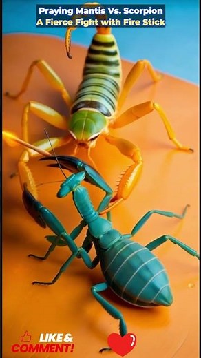 #PrayingMantis #Scorpion #NatureFight