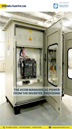 VPB Infratech AC Distribution Boards: Ensuring Safe & Efficient Power Distribution