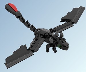 LEGO MOC-82578 Toothless (Minifigure Scale) - How to Train Your Dragon (Other 2019)