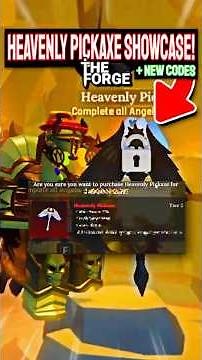 How To Get The HEAVENLY PICKAXE In The Forge! #theforge #roblox #tako #foryou #viral