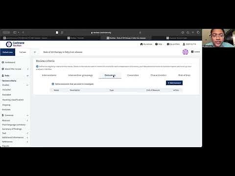 Meta-analysis data entry & analysis using RevMan Web 2025 software (Dr Deep Dutta Endocrinologist)