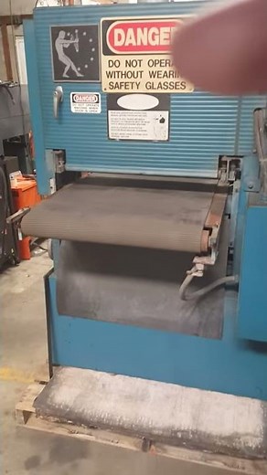 Timesaver 25 wide belt sander finisher machine 125 m metal