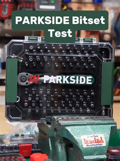 PARKSIDE Bitset - Belastungstest 💪 Dies ist ein Ausschnitt aus dem großen Bitset Test auf YouTube zu finden bei mir RuhrPott-Handwerker 🔴 Wie man sieht ist der TORX 25er Bit leider nicht so stabil 🤷🏻‍♂️ Ich habe 30 Bit-Sets getestet von allen möglichen Firmen und die einzige Voraussetzung war das ein Set nicht mehr als 20€ kosten darf. Schaut gerne bei YouTube vorbei, da gibt's auch mehr Infos dazu 😉✌️ . . . . #ruhrpotthandwerker #test #bitset #parksidetools