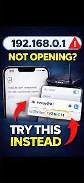 192.168.0.1 Not Opening? Try This Instead