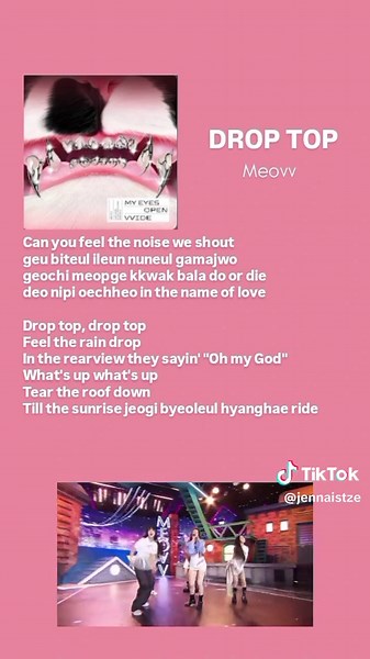 DROP TOP by MEOVV: K-Pop Lyrics Explained
