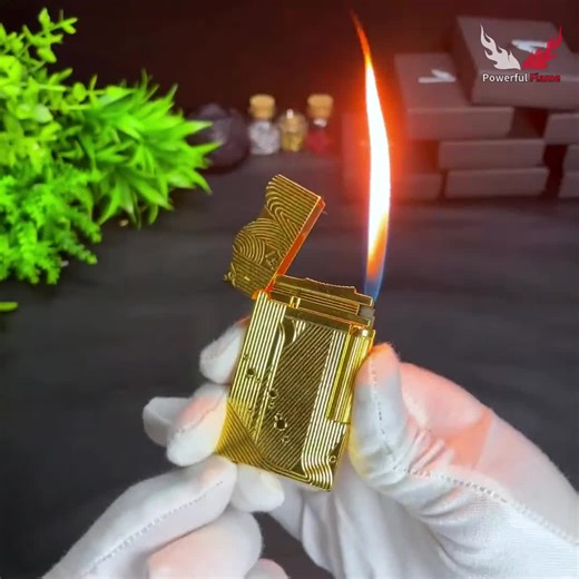 Sanji Gold Torch Lighter – Luxury Anime Collectible, Refillable Vintage Design - Etsy