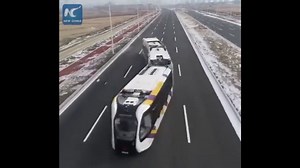 China’s New Trackless ‘Train’ is Just a Bus