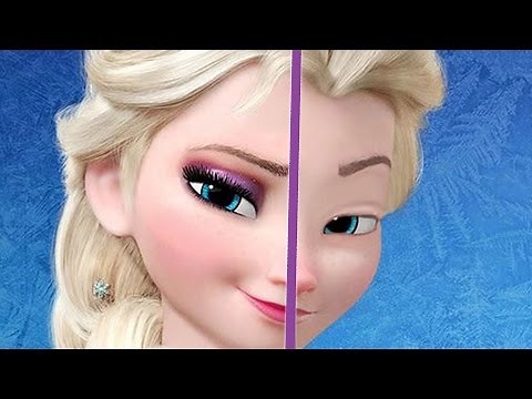 Disney Princesses Without Makeup
