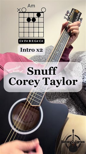 Snuff: Corey Taylor Acoustic Cover with Chords