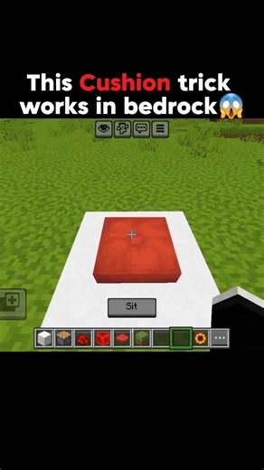 This Cushion Trick Works in Minecraft Bedrock 😱