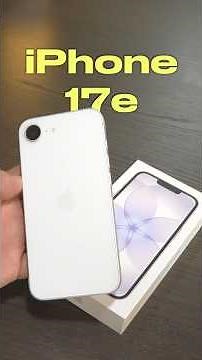 iPhone 17e Unboxing (ASMR) + iPhone 17e Clear Case, FineWoven Magsafe Wallet, new Airtags