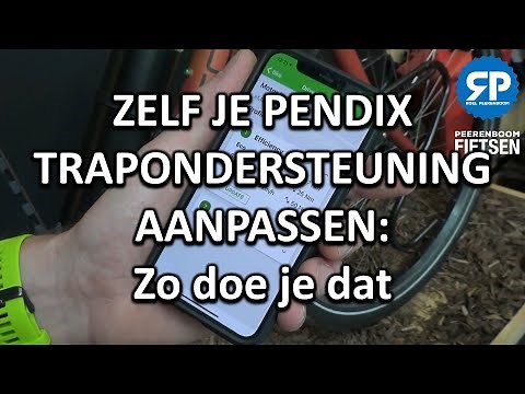 ZELF JE PENDIX TRAPONDERSTEUNING AANPASSEN: Zo doe je dat