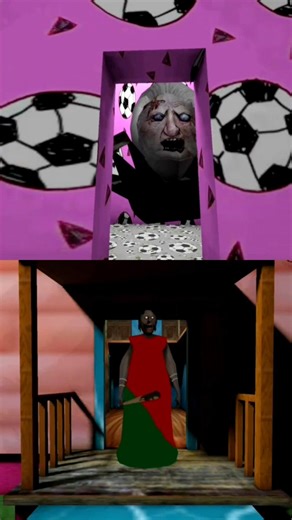 granny cristiano ronaldo door vs sewra escape #shorts #short #gaming