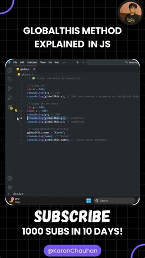 Modern JS Feature: What is globalThis and Why You Need It!