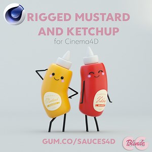 Rigged Characters for Cinema 4D - Miss Maria