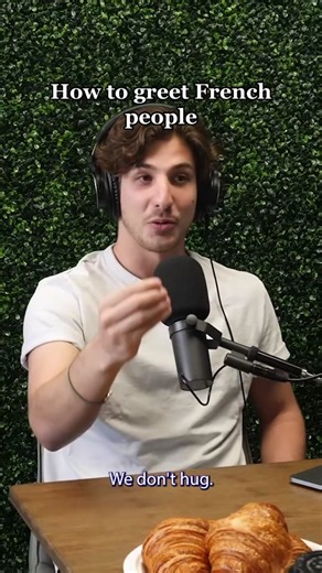 Did you know that about the French? Podcast Episode 1 (Trailer, link in bio) @rendezvousofficiel 😘 #french #kissing #unitedstates #france