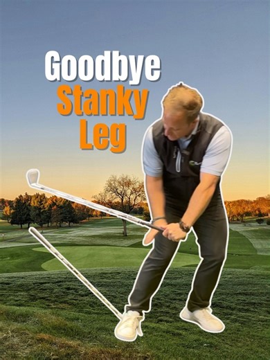 Got a case of stank leg? 😅 It’s one of the most common swing killers out there. Throwing your trail heel up in transition pushes the hips out, pitches the club, and forces a flip through impact. The fix starts from the ground up. Try this drill from The Golf Room 👉 Place a sand wedge under your trail foot 👉 Keep it down as you swing 👉 Let your ankles roll instead of popping the heel Better contact starts with better footwork. ⛳️ Practice it right — not just harder. | TeeTime Golf Pass