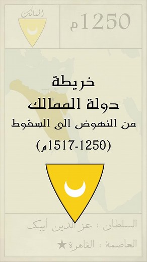 خريطة الدولة المملوكية بمصر 1250-1517م : كل عام #مصر #المماليك #تاريخ #تاريخ_إسلامي #تاريخ_العرب #العثمانيين #تاريخ_مصر #تاريخ_وحضارات