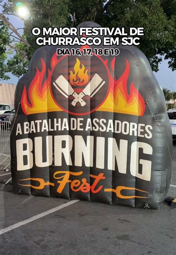 Festival de Churrasco em São José dos Campos — Burning.Fest (16–19 Jul)