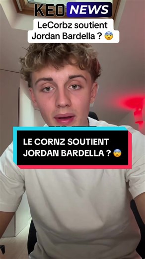 🚨LE CORBZ SOUTIENT JORDAN BARDELLA ?🚨 vous êtes choqué ? Est-ce que vous comprenez les critiques ? Est-ce qu’il assumerai pas de le soutenir ? Est-ce qu’il a raison que ça divise ? Est-ce qu’il a eu raison de s’exprimer ? Est-ce qu’il doit prendre la parole par rapport à tout ça ? En effet, c’est hier qu’il a pris la parole vis-à-vis de beaucoup de critiquer vis-à-vis de soutien à Jordan Bardella. Et le problème c’est que ça a été critiqué et reproché. Les gens ont même remarqué qu’ils avaient