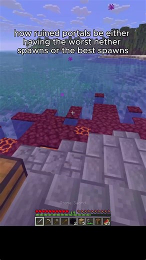or literally in the middle of the lava pool #minecraft #minecraftshorts #meme #funny #relatable