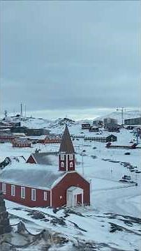 Greenland's Secret Rainbow City (From Above) 🇬🇱🚁#greenlandscapes #nuuk