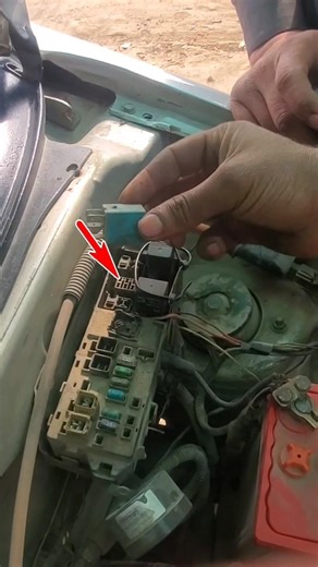 engine fuse box relay install! #youtube #trending #shorts