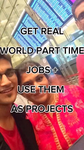 41K views · 355 reactions | CREATE REAL PART-TIME PROJECTS AND ADD VALUE . . How I used my part time work to create projects that added value and helped me get internsips . {part-time, projects, internships, job search, consulting groups } . . #technology #trending #jobsearch #parttime #techconsulting #tech #hacks #behavioral #nodaysoff #veeconsistent | Veedaily19 | Facebook