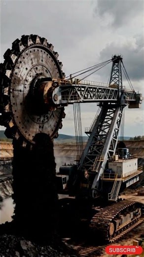 “World’s Biggest Bucket Wheel Excavator in Action!”
